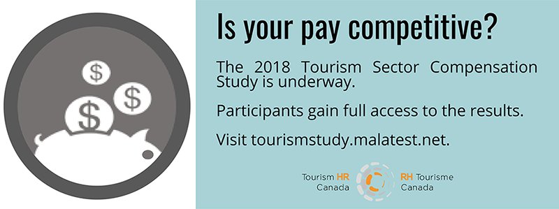 TourismHRCanada's tweet photo. If you want to attract, recruit, and retain skilled workers for peak performance in your workplace, you need to know that your compensation package is competitive. Participate today: https://t.co/tnKAvXQvdT. https://t.co/HZye6JHBcy