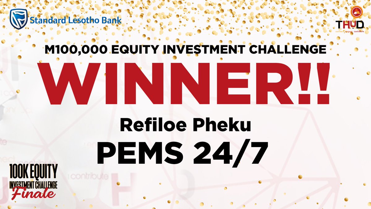 THUDMsu's tweet photo. and our #M100KChallenge winner is Refiloe Pheku from PEMS 24/7 emergency services. Congratulations!!!😀😀 https://t.co/nnJOxkaAly