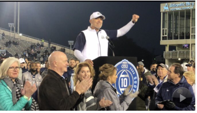 mugler_ross's tweet photo. It was great to be part of the 2005 Old Dominion University Board of Visitors, when we voted to bring football back after a fifty year hiatus. The past 10 years have been nothing but remarkable Looking forward to a new stadium in 2019! @ODU @ODUCoachWilder https://t.co/et45nDRnMv