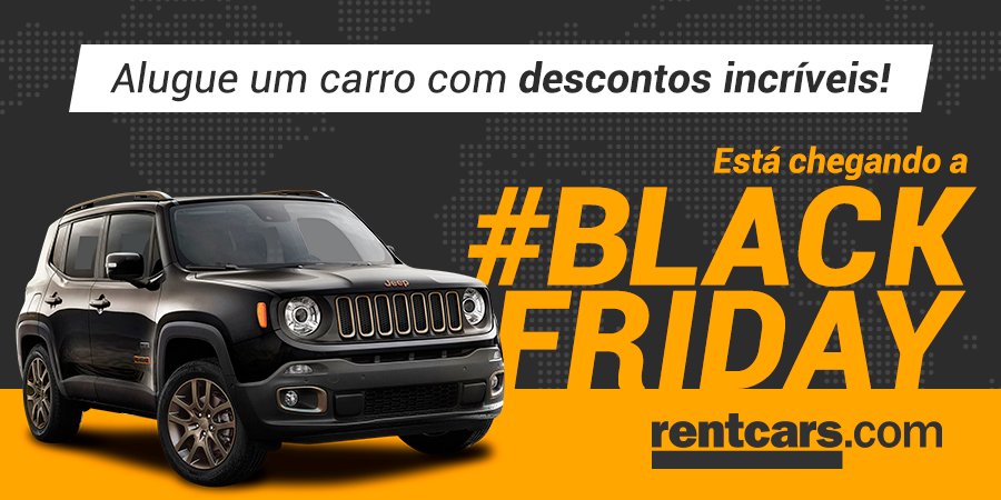 Daqui a pouco começa a #BlackFriday Rentcars.com! Quem aí está ansioso? 🙋🏽🙋🏼‍♂️ Acesse o site e confira os melhores descontos em aluguel de carros: bit.ly/2DSNe2H