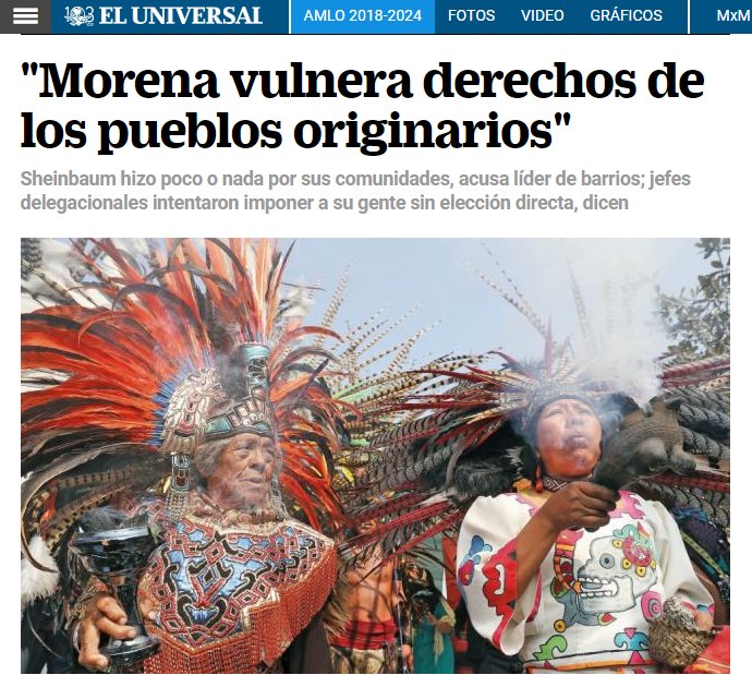 dianeyva's tweet photo. @mario_delgado1 @DiputadosMorena Pues aun esta por verse que de verdad reconozcan los derechos de los pueblos originarios, a ver si no sucede como en la @DTlalpan donde @Claudiashein impuso a su gente sin antes hacer una consulta con la gente de los barrios originarios de #Tlalpan 
https://t.co/daVbvKMCFw https://t.co/qAmh4rcbH2