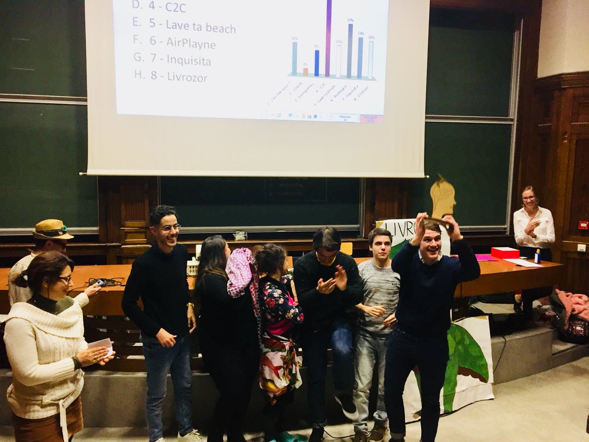 Savin_Alexandre's tweet photo. Bravo au projet « Lave ta beach », vainqueur du prix du jury pro du concours Élevons nos idées haut 2018 organisé par @U_LabInnov et @univbordeaux https://t.co/2bwTewzkga
