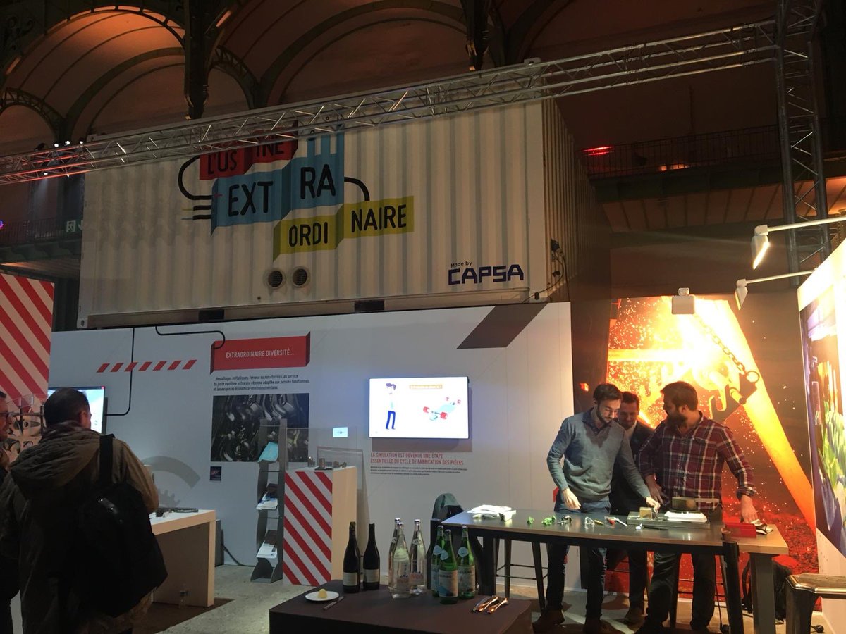 phenixfr's tweet photo. PHENIX pour limiter le #gaspillagealimentaire et non alimentaire sous la nef du @GrandPalaisRmn pour l’@usineextra un #événement @hopscotch ! 
C’est parti pour 4 jours #antigaspi et #ZéroDéchet ! ♻️ 
#eventprofs #evenementiel https://t.co/ie2emdA5p6