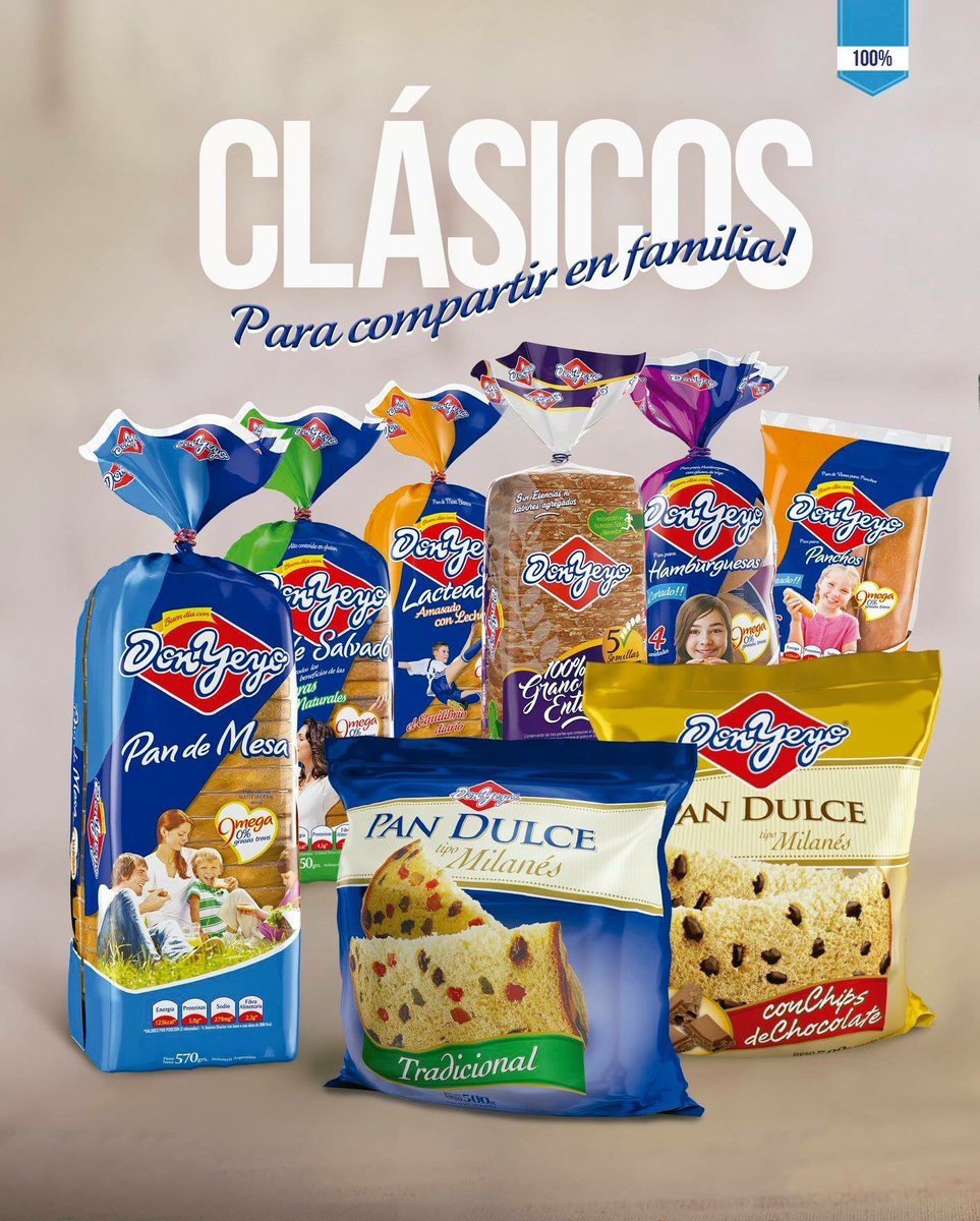 DonYeyoWeb's tweet photo. NUESTRA #FAMILIA DE PRODUCTOS 🍞

Nuestros #panes se adaptan a las necesidades de cada familia: de mesa, salvado, lacteado, grano entero, hamburguesa y pancho.
Y ya se empieza a ver el #pandulce en las góndolas. 😬

Contanos, cuál es tu favorito? https://t.co/5OEHIjeEAE