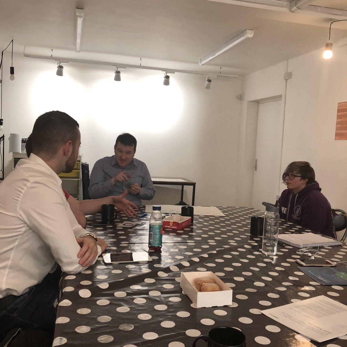rosiehat's tweet photo. What a day of business planning for 2019 for @shoosocial We used and supported @IlkleyArts studio for our meeting today. Supporting a great community project in #Ilkley #Shoolegends https://t.co/rpm1598ISU