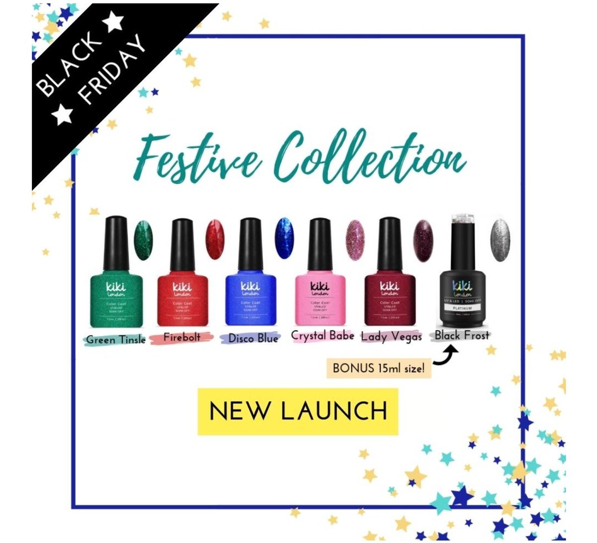 🎉Amazing Black Friday Deals!🎉
▪
🎀🎀 Shop our Black Friday Sales 🎀🎀
Including a Brand New Festive Collection!🎄🎁🎉🎈🎀
bit.ly/2zoFMbX
▪
#kikilondon #kikilondongel #gelnails #gelpolish #Kikilondonnails #BlackFriday #BlackFridayDeals #BlackFriday2018
