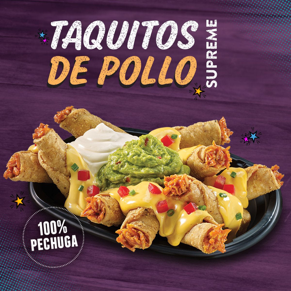 ¡Enamórate! 😘
Vamos sin miedo, ponle sabor a tus #TaquitosDePollo 
#LiveMás  #Panamá