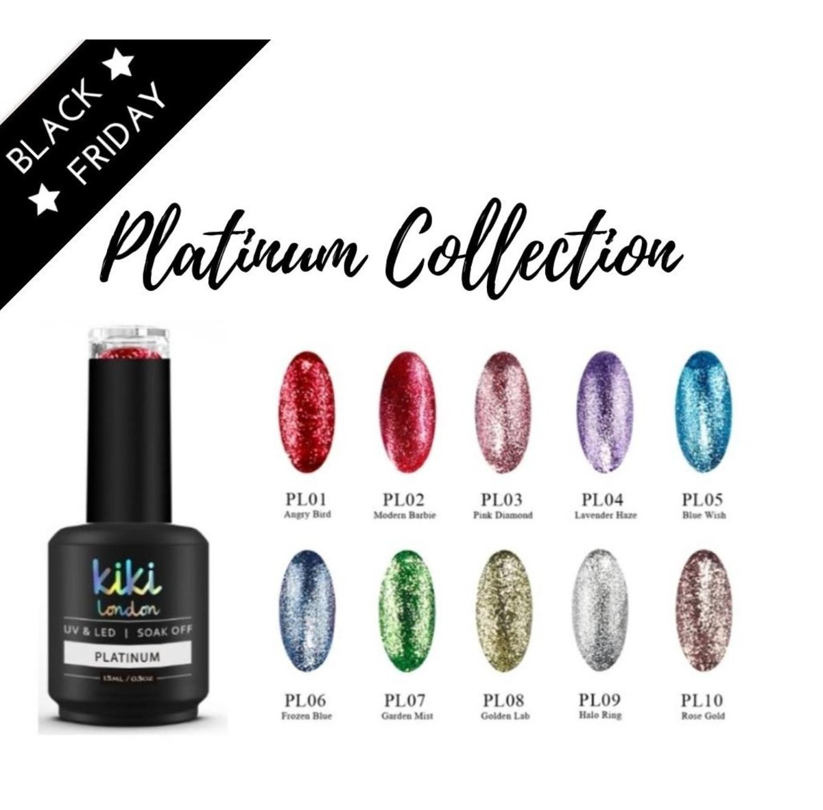 🎉 Platinum Range 🎉
🎀was £79.99 NOW £64.99🎀
▪
🎁🎉🎈Use TW10 for Extra 10% OFF!🎁🎉🎈
🎀 Shop our Black Friday Sales 🎀
▪
bit.ly/2zoFMbX
▪
#kikilondon #kikilondongel #gelnails #gelpolish #Kikilondonnails #BlackFriday #BlackFridayDeals #BlackFriday2018