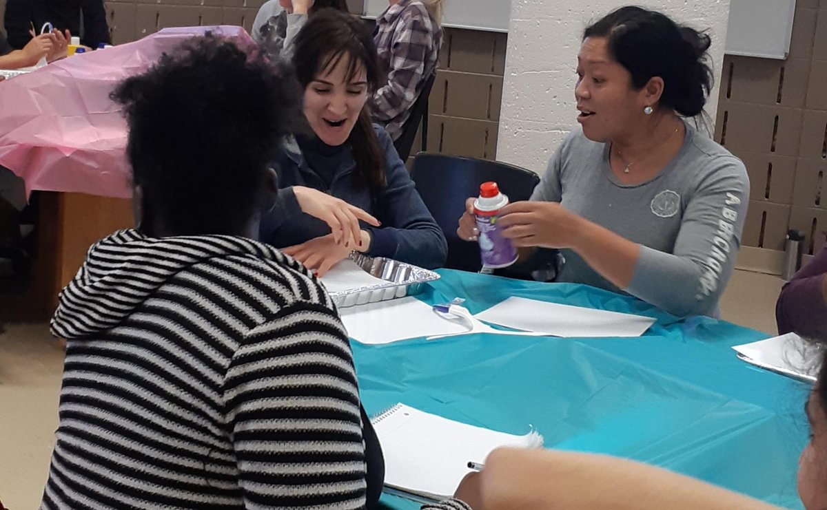 A glimpse at one of our #EarlyChildhoodEducation #RAC seminars. Here our candidates explore ways of fostering creativity among young learners with open-ended exercises, while focusing on the process, rather than the product. #AEC #PLAR