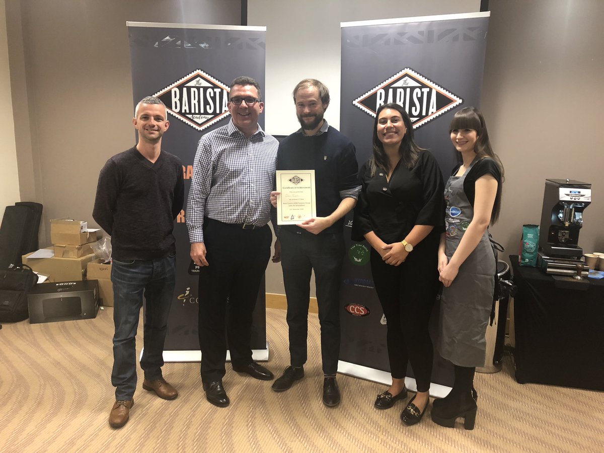 slovegrov's tweet photo. Well done to our three finalists this evening from West Country Milk - connecting people from across the supply chain. @WCMilk @compassgroupuk @UCCCoffeeUK @SCAEUK @raleigh_danny @SCAEUK https://t.co/HA6GwcZldm