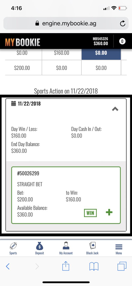 JLegend13's tweet photo. Shout out to @betmybookie for their ridiculous offer today helping me win $160! @PatMcAfeeShow @Digz @nickmaraldo #PromoCodePAT https://t.co/IwBrkoir5E