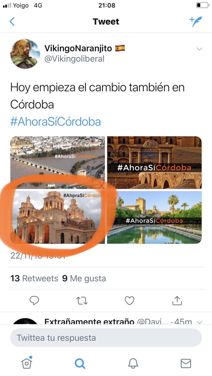 Mamengoes's tweet photo. Ya no es porque sea un tema importante en la ciudad, o porque que sea Patrimonio de la Humanidad. Es que si pretendéis representar a algún cordobés/a igual debiérais saber que esa no es nuestra Mezquita-Catedral, que sí es la Catedral de Córdoba, pero de Argentina #AhoraSíCórdoba https://t.co/4yI3U0k7Tv