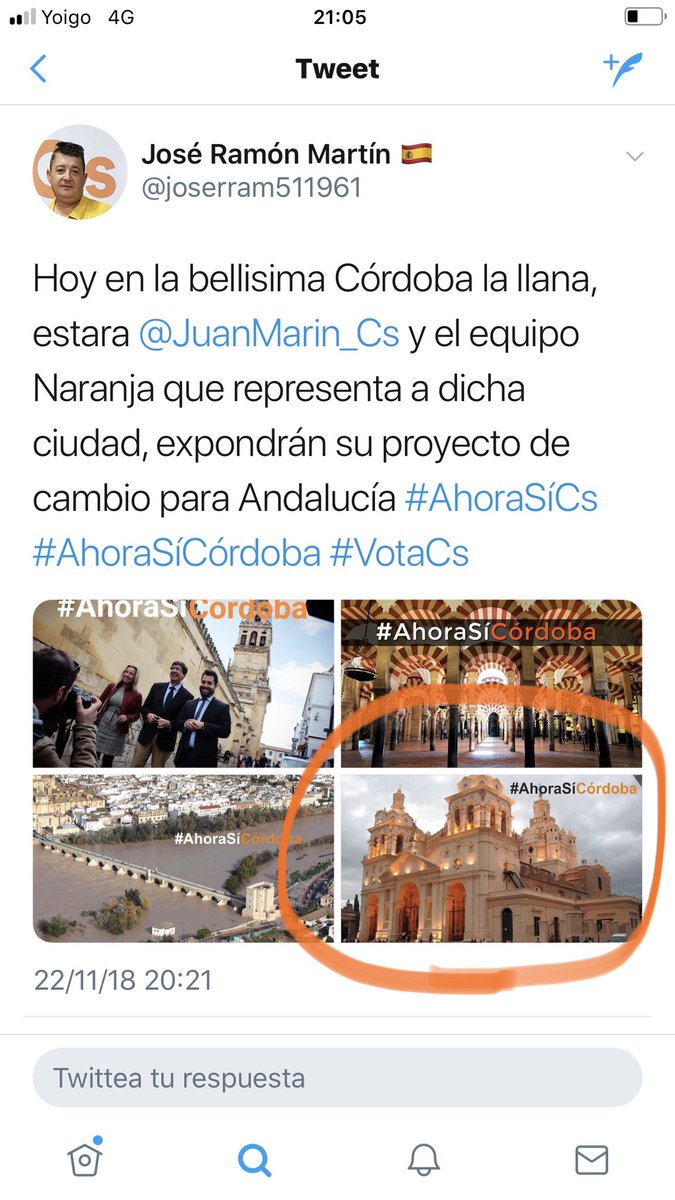 Mamengoes's tweet photo. Ya no es porque sea un tema importante en la ciudad, o porque que sea Patrimonio de la Humanidad. Es que si pretendéis representar a algún cordobés/a igual debiérais saber que esa no es nuestra Mezquita-Catedral, que sí es la Catedral de Córdoba, pero de Argentina #AhoraSíCórdoba https://t.co/4yI3U0k7Tv