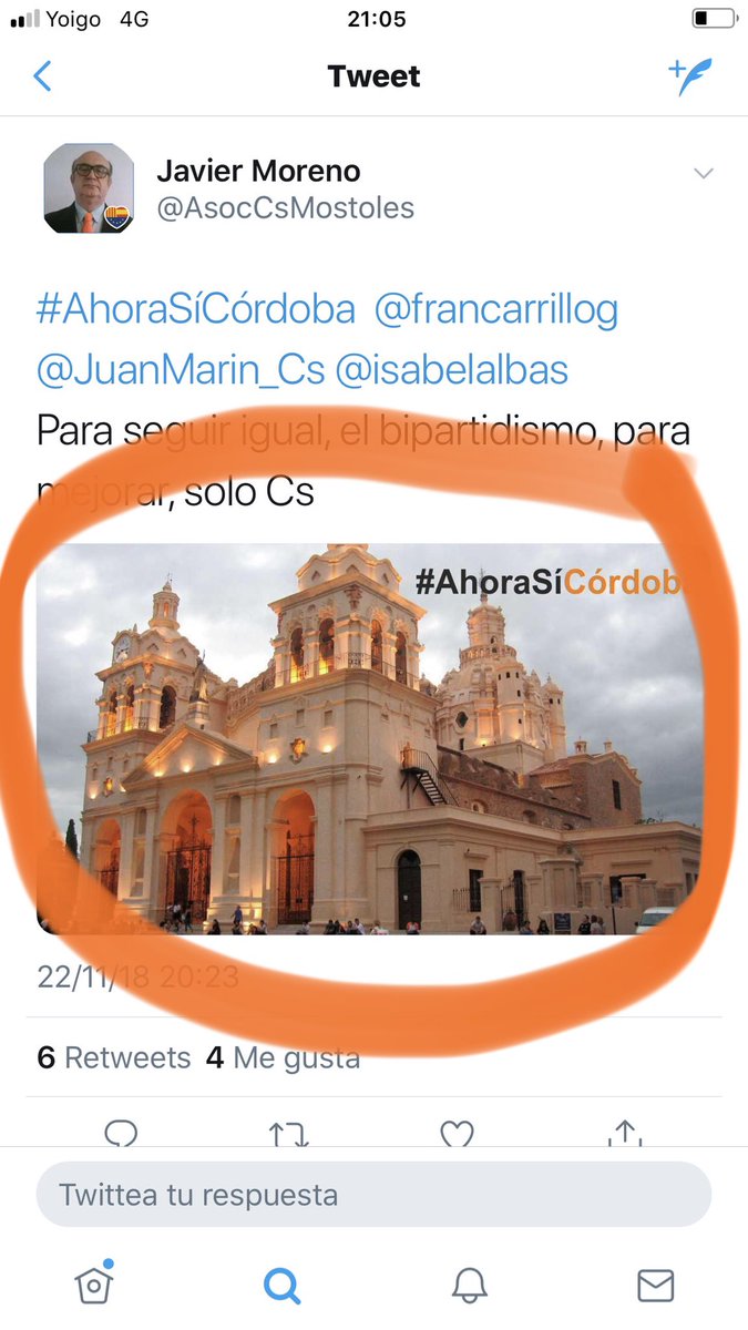 Mamengoes's tweet photo. Ya no es porque sea un tema importante en la ciudad, o porque que sea Patrimonio de la Humanidad. Es que si pretendéis representar a algún cordobés/a igual debiérais saber que esa no es nuestra Mezquita-Catedral, que sí es la Catedral de Córdoba, pero de Argentina #AhoraSíCórdoba https://t.co/4yI3U0k7Tv
