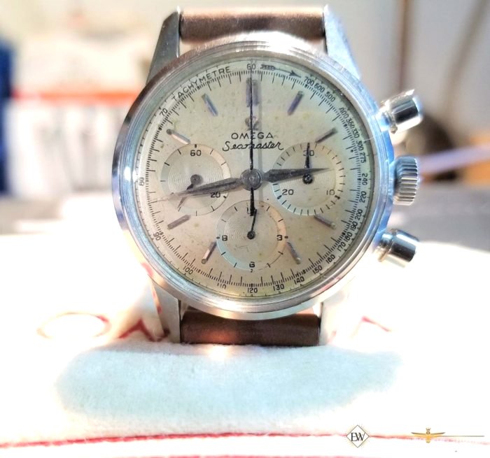 LilyKersen's tweet photo. Superb Serviced Vintage Omega SeaMaster Chronograph Cal 321 Watch CK 2947 Box https://t.co/2qwSUaqGNB #Watch https://t.co/CHgVduxCyg