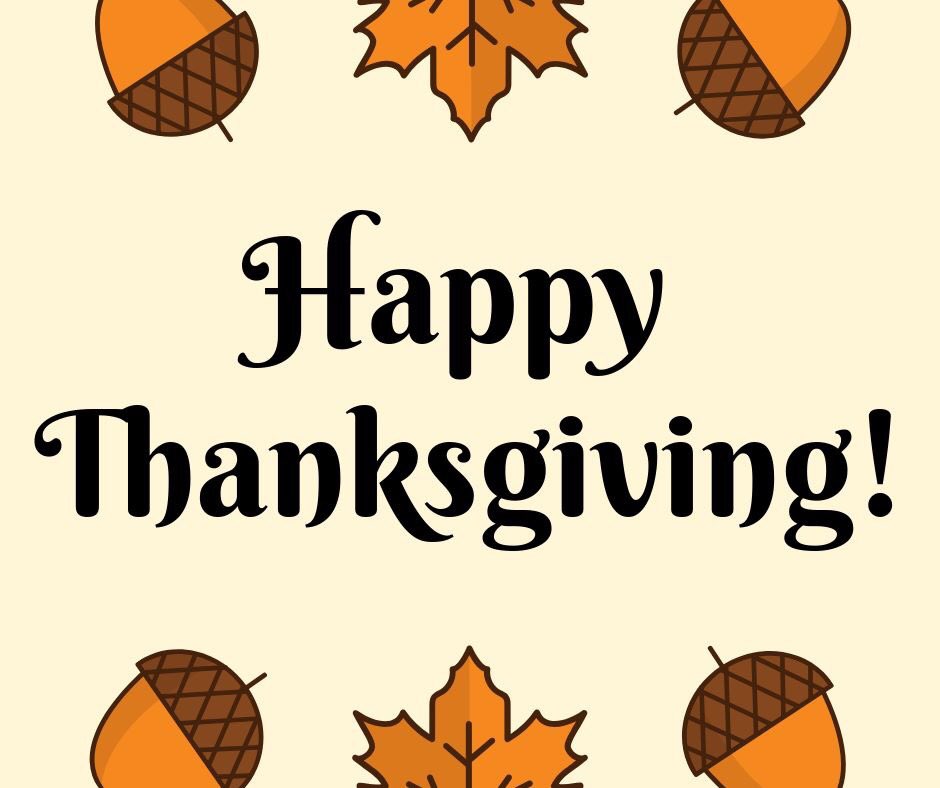 From our tables to yours, have a wonderful Thanksgiving!