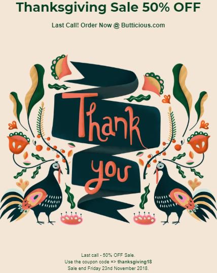 Butticious1's tweet photo. Thanksgiving Sale 50% OFF Your Next Order @ https://t.co/Ee5ehxx832. Buy Buttocks Injections &amp; Book Your Injectors Appointment. #thanksgiving #thanksgivingsale #happythanksgiving #happyfeastday https://t.co/NVEQWI19tw
