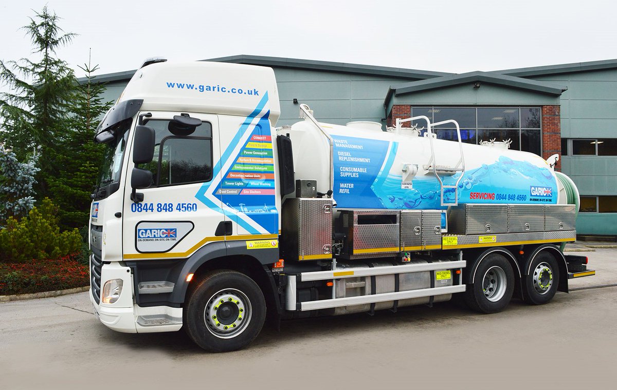 fullertankers's tweet photo. Garic Ltd takes delivery of the first of six Welfare Service Units based on the DAF CF 6x 2 space cab chassis https://t.co/ZWnYEWJ5PV