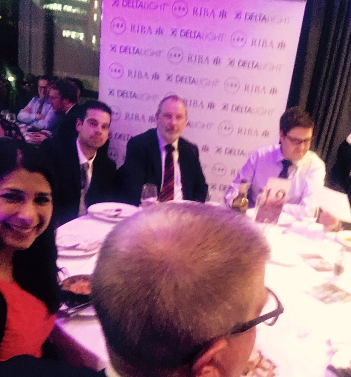 RashmiDube's tweet photo. #LSA #RIBA #DELTALIGHT supporting a charity dinner with #architects and structural engineers @ArcEngineers thank you for the invite ! #winners https://t.co/y1Vj6GUq4H