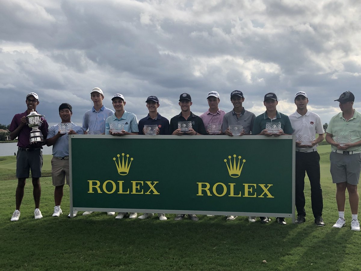 Brendan_Valdes's tweet photo. Thankful for friends &amp; family &amp; @AJGAGolf @PGANatl &amp; all the volunteers for such a fun event. Finished with 69 on the Champion course for a 4 day -1 finish in 7th place. Happy Thanksgiving. #RolexTOC https://t.co/hwXLirSRYy