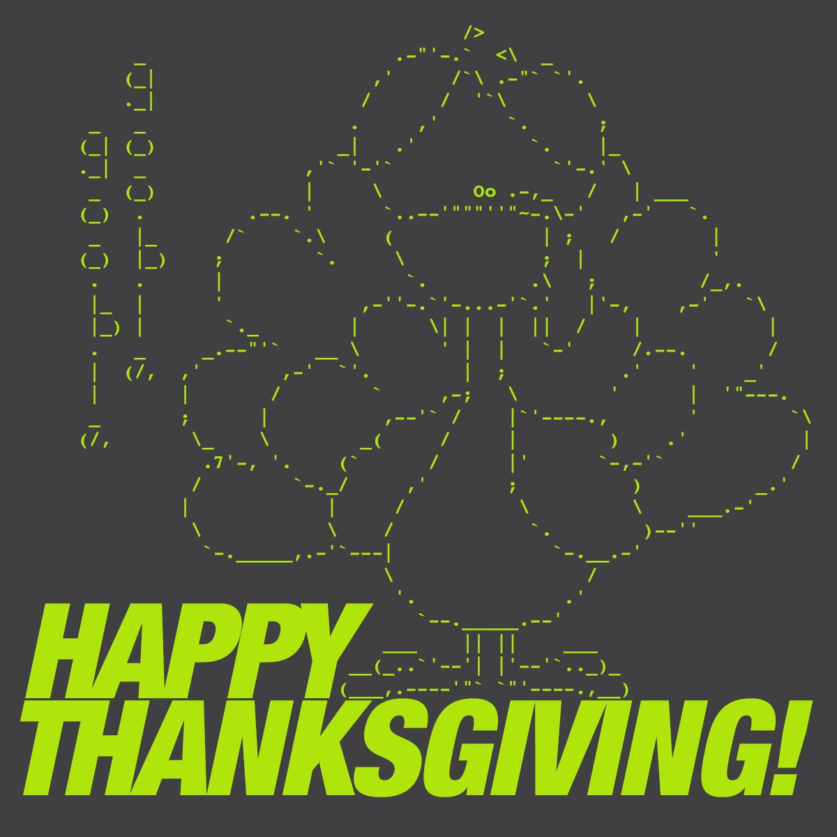 clickherelabs's tweet image. We’ve got our stretchy pants on and are off to stuff ourselves with a second helping of turkey. 🦃🍗  Wishing everyone a very happy Thanksgiving from our family to yours. Gobble gobble!