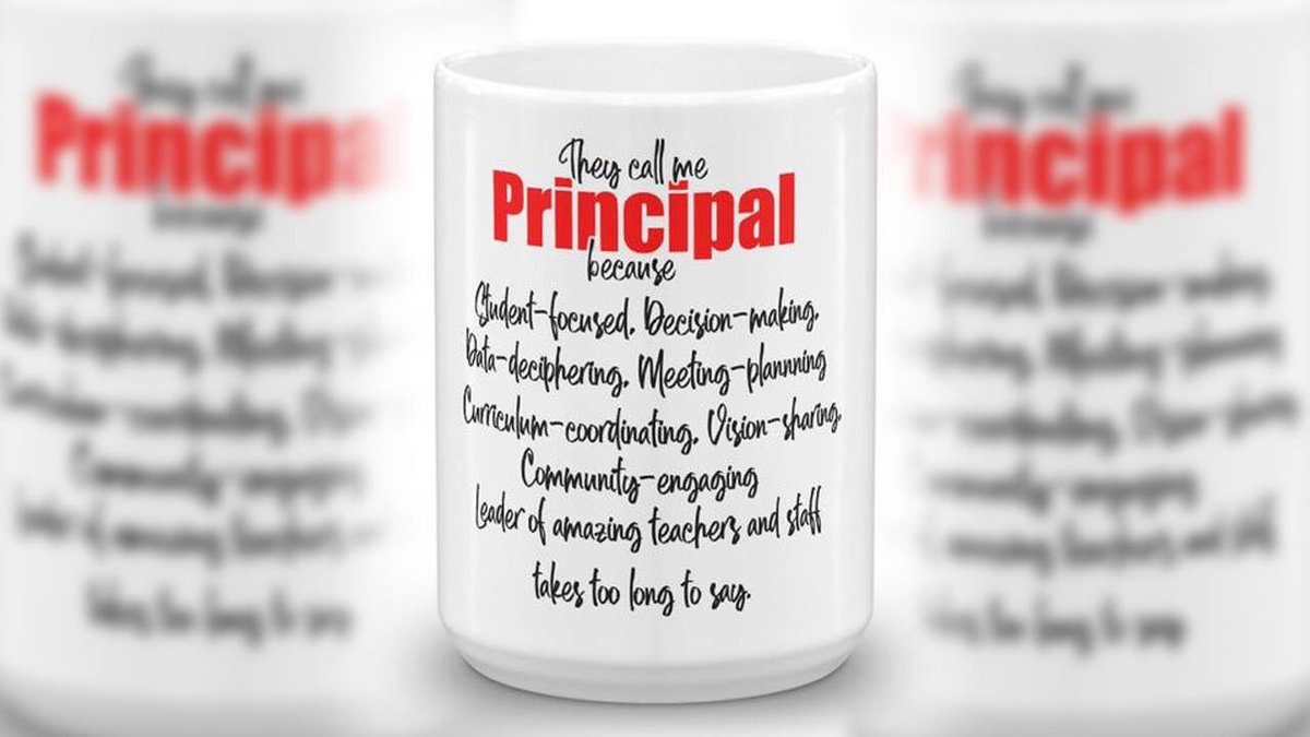🏫 What gift do you give your favorite principal to show your apprecation for all he/she does? 🏫

➡ bit.ly/2FA9hg8 ⬅ 

Order yours today.