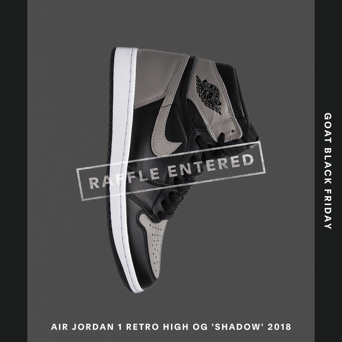 _killerambition's tweet photo. Enter the #GOATBlackFriday Raffle for your chance to win the most coveted sneakers and other prizes. @goatapp https://t.co/R3Xu9mNwoO https://t.co/5X8InOUgKP