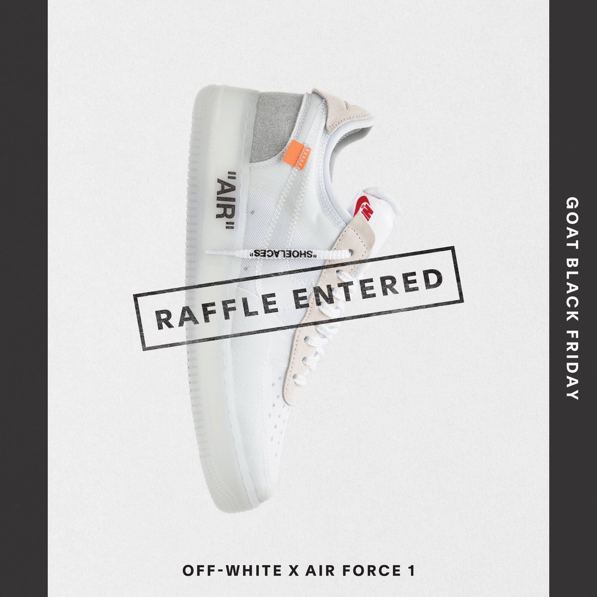 Enter the #GOATBlackFriday Raffle for your chance to win the most coveted sneakers and other prizes. @goatapp goat.app.link/MIrHzfsf4R