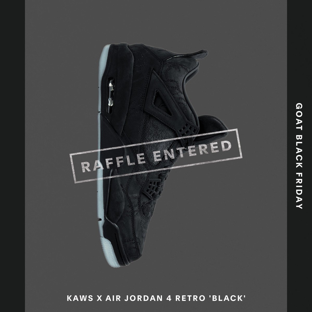 _killerambition's tweet photo. Enter the #GOATBlackFriday Raffle for your chance to win the most coveted sneakers and other prizes. @goatapp https://t.co/WlilpQSD38 https://t.co/jp9BRCcJxL