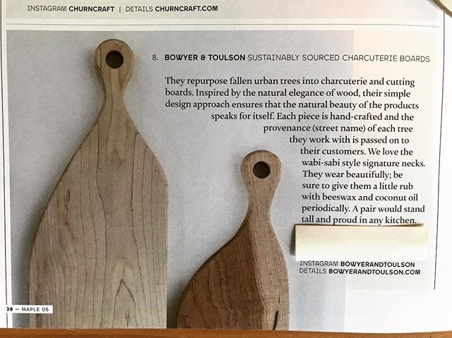 Really excited to announce our collaboration with the wonderful Maple Magazine . To celebrate, B&amp;T are offering subscribers a 30% discount on any purchase of our boards before December 31st. #intentionallyliving #houseandhome #housewarming #madewell #livesimply #bowyerandtoulson