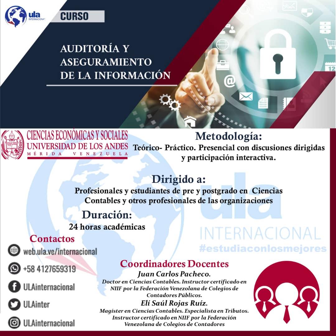 #ula #ulainternacional #ula_venezuela #estudiaconlosmejores #cursos #Faces #cienciaseconomicas #y #sociales #administracion #contaduria #economia #estadistica #universidaddelosandes 
Mayor Información: 
ULA Internacional
+58 4127659319
ulainternacional@gmail.com