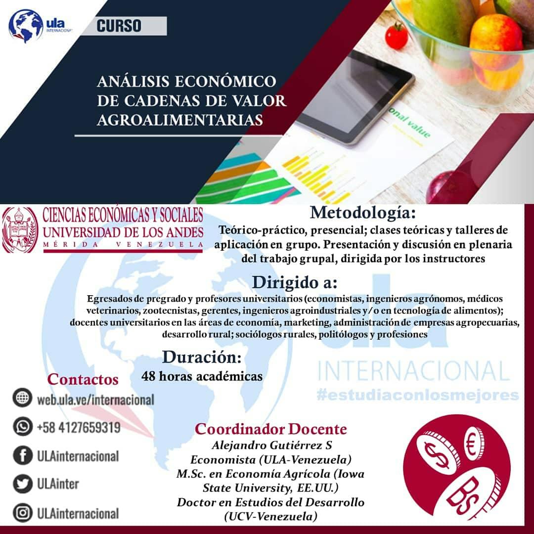 #ula #ulainternacional #ula_venezuela #estudiaconlosmejores #cursos #Faces #cienciaseconomicas y #sociales #administracion #contaduria #economia #estadistica #universidaddelosandes 
Mayor Información: 
ULA Internacional
+58 4127659319
ulainternacional@gmail.com