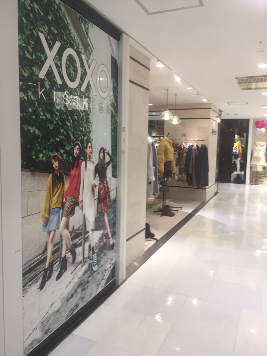 Pines Promotion בטוויטר モデル 一色寛夏 ついに渋谷109 Xoxo店舗特大看板に 写真1番右 渋谷109 3f Xoxo Kiss Kiss Xoxo 渋谷109 109