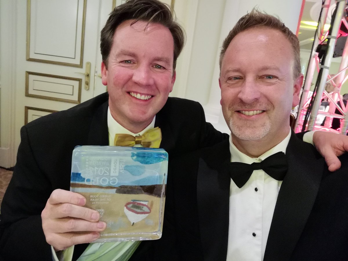 mark_lakeman's tweet photo. #GOLD winners at the #DevonTA ceremony this evening at #highbullenhotel
Fantastic achievement
#UniqueDevonTours for best guided experience https://t.co/krB9z7MEoO