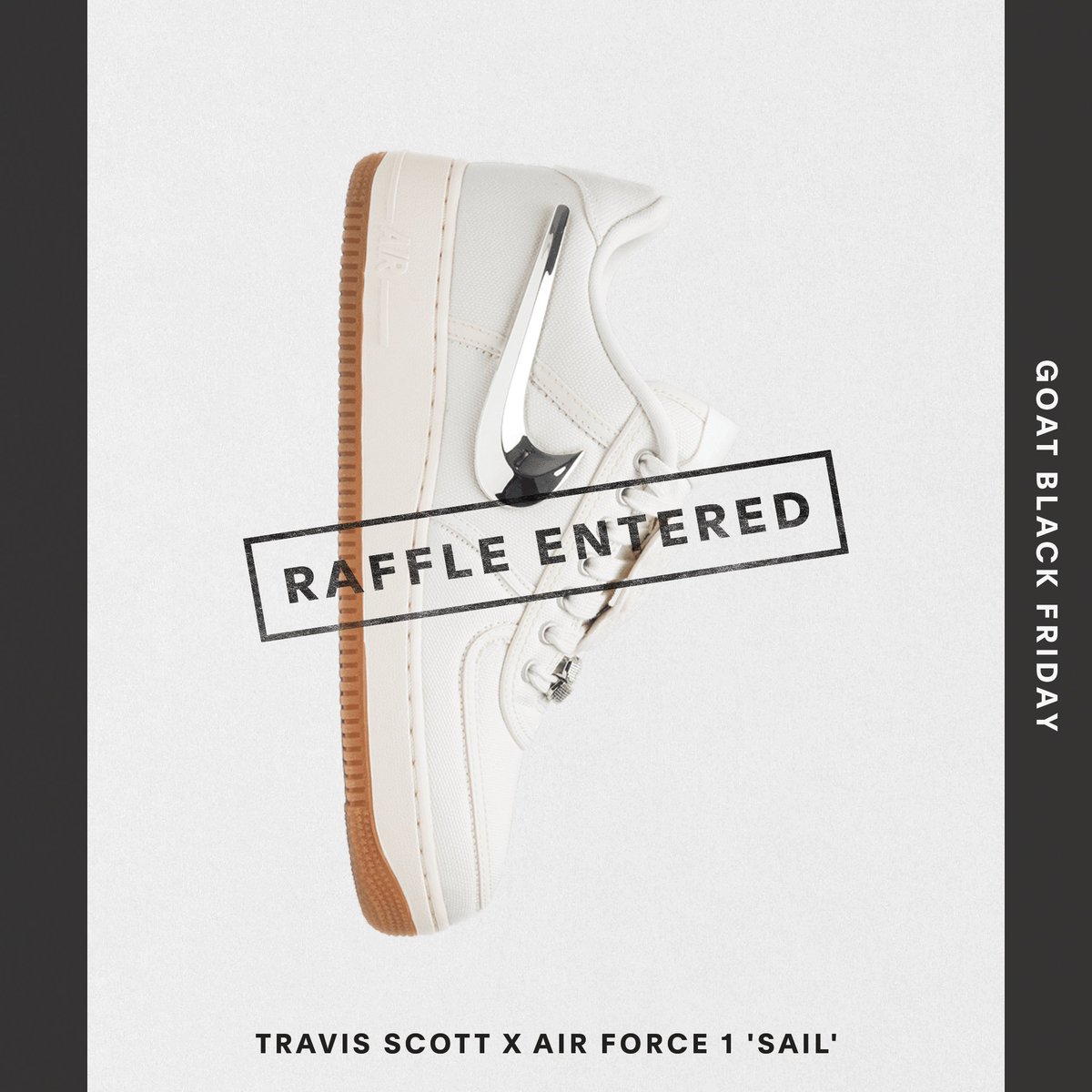 rwp____'s tweet photo. Enter the #GOATBlackFriday Raffle for your chance to win the most coveted sneakers and other prizes. @goatapp https://t.co/OTA1Pc3XiL https://t.co/EEgzoW1OSP