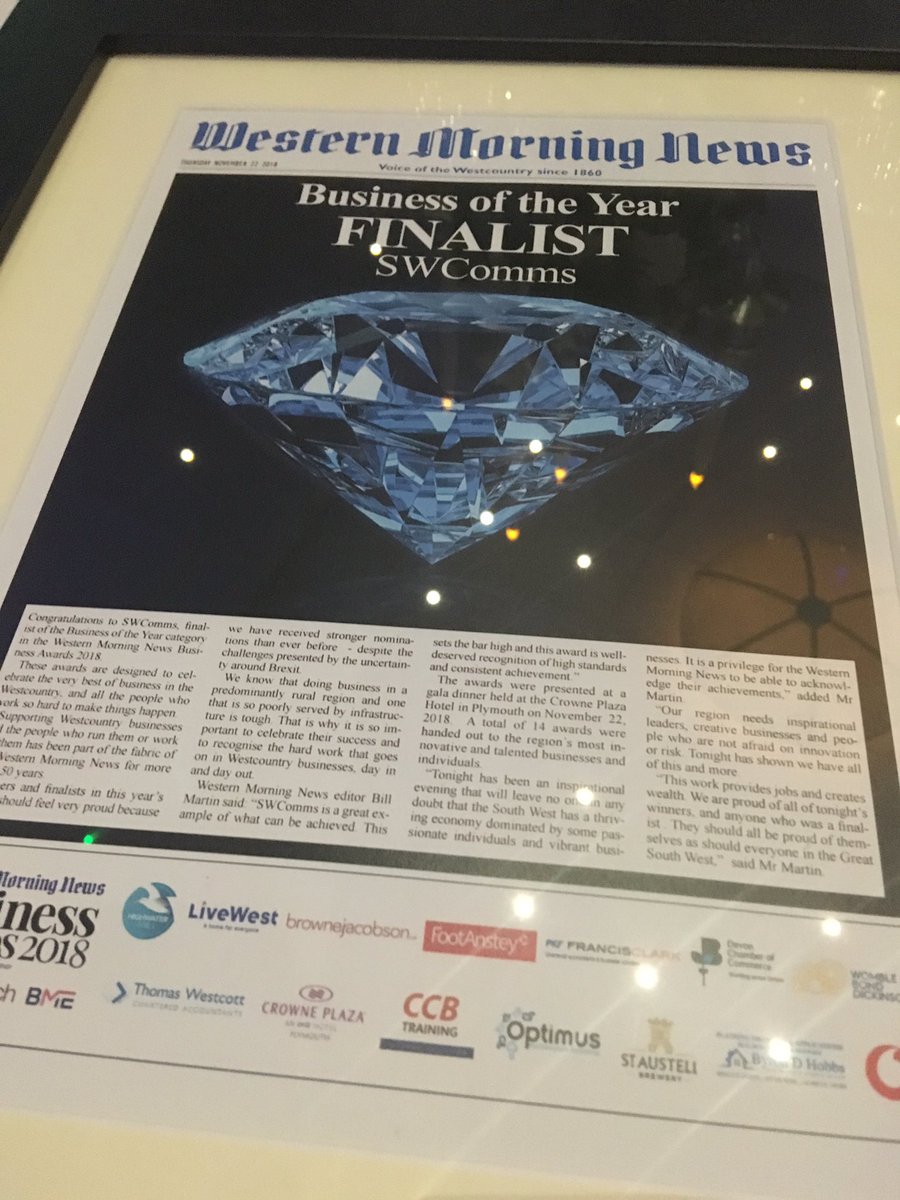 Well done to @PrincessYachts for winning Business of the Year. Tough list of finalists...proud to be among them #WMNBusinessAwards