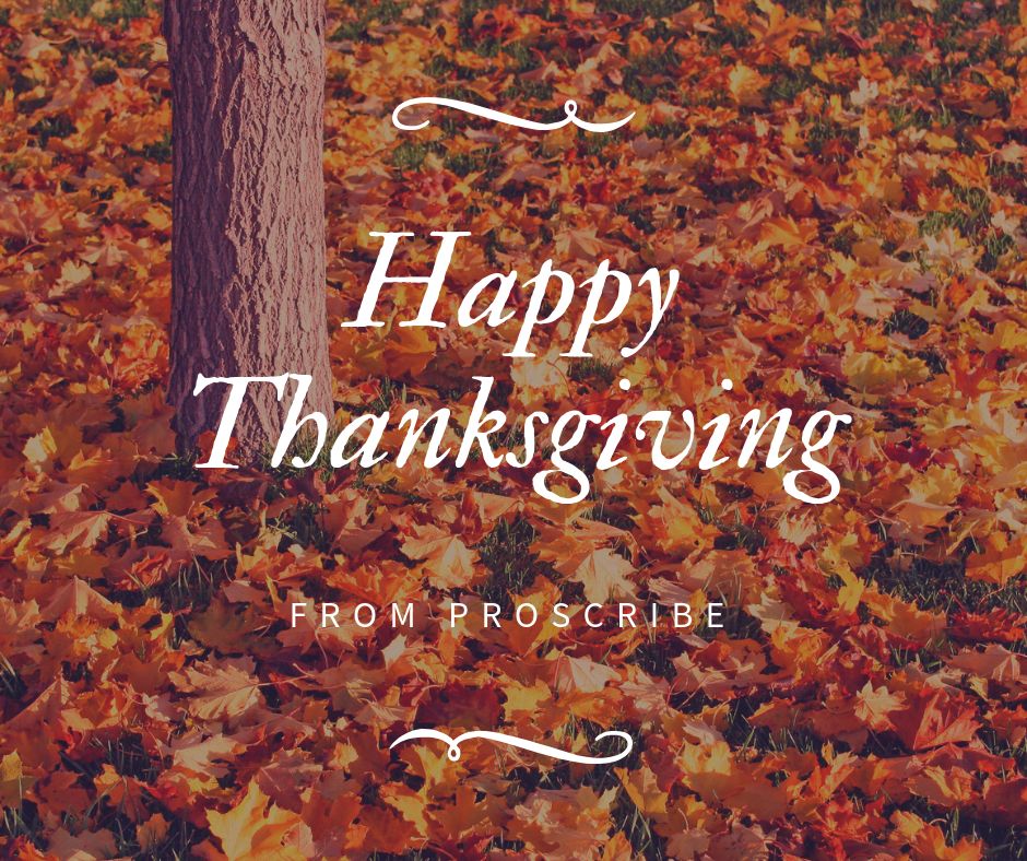 ProScribeMD's tweet image. Thanks to all of the providers we serve and to all of our #MedicalScribes that provide top quality service! 🍁🦃 #ProScribe #healthcaredrives #givethanks  #Doctors #ERs #medicine