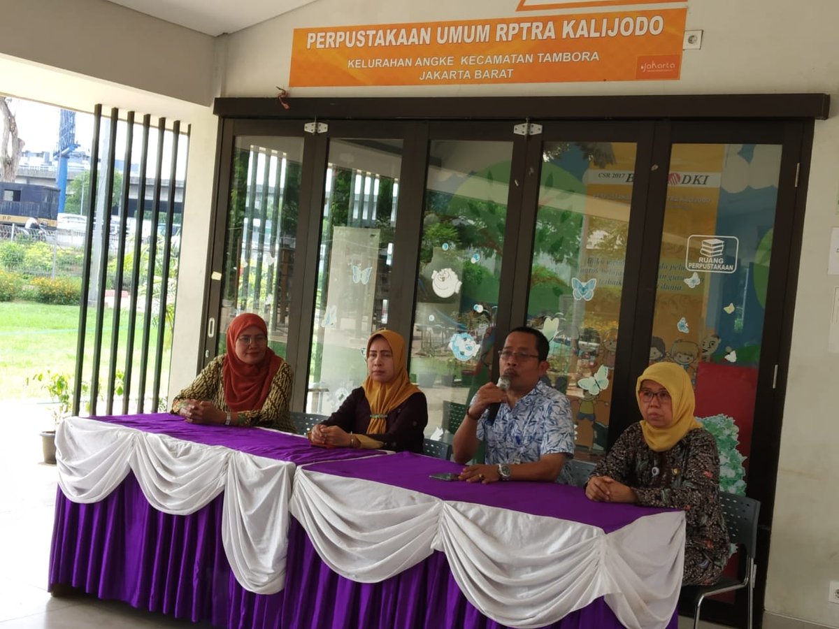 Sudis PPAPP Jakarta Barat (@ppappjb) on Twitter photo Kunjungan ibu TP PKK Sawah Lunto ke RPTRA Kalijodo.
<a href="/dppappdki/">Dinas PPAPP Provinsi DKI Jakarta</a>
<a href="/tutykusumawati/">tutykusumawati</a>
@kominfotikjb Kunjungan ibu TP PKK Sawah Lunto ke RPTRA Kalijodo.
<a href="/dppappdki/">Dinas PPAPP Provinsi DKI Jakarta</a>
<a href="/tutykusumawati/">tutykusumawati</a>
@kominfotikjb