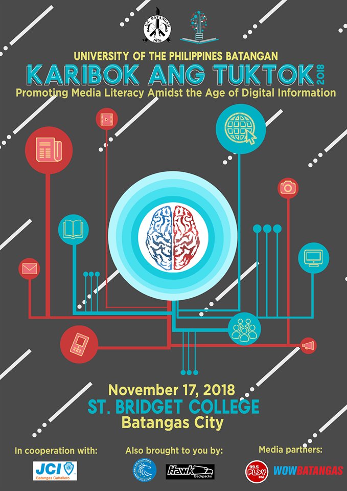 upbatangan's tweet photo. UP Batangan would like to thank all participants of the recently concluded KAT 2018! We hope to see you all in our next installment. 🧠
#KAT2018
#Aheadofthepack
#Hawkbags https://t.co/udmkFp85I4