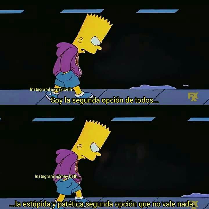 Melhores fotos de Bart Simpson triste 