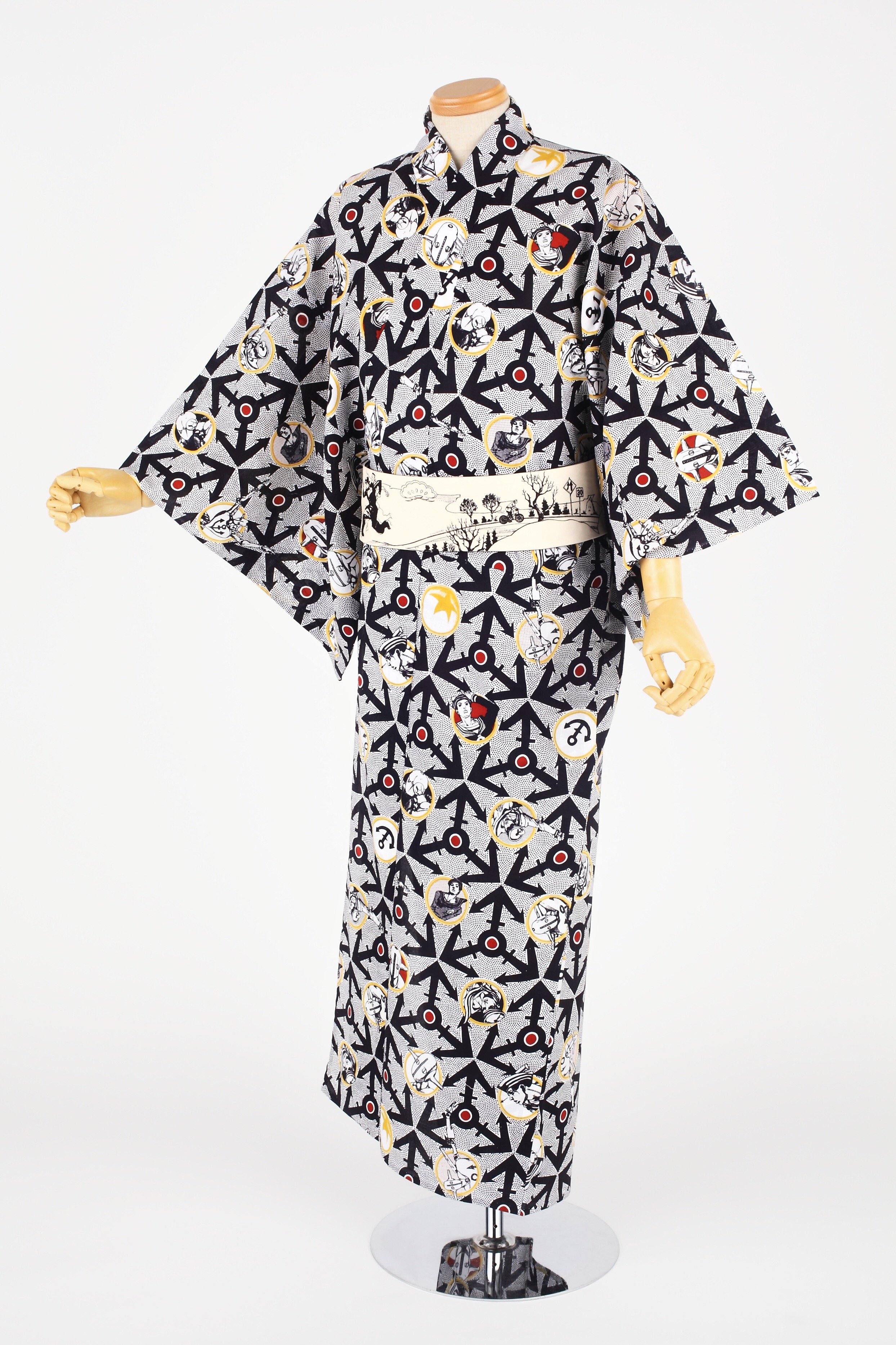 激レア☆新品ジョジョ浴衣荒木飛呂彦JOJO展大阪会場限定3部和柄