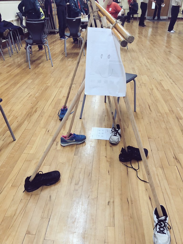 Great night visiting St Chad’s Scout Group and doing a bit of pioneering ⛺️😃