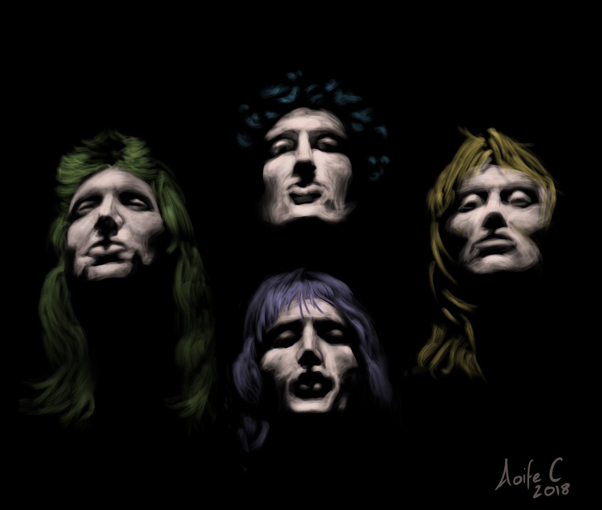 paintyoself's tweet photo. Sketch of the day.
#art #Queen #BohemianRhapsody #illustration https://t.co/y2hyvudFzq