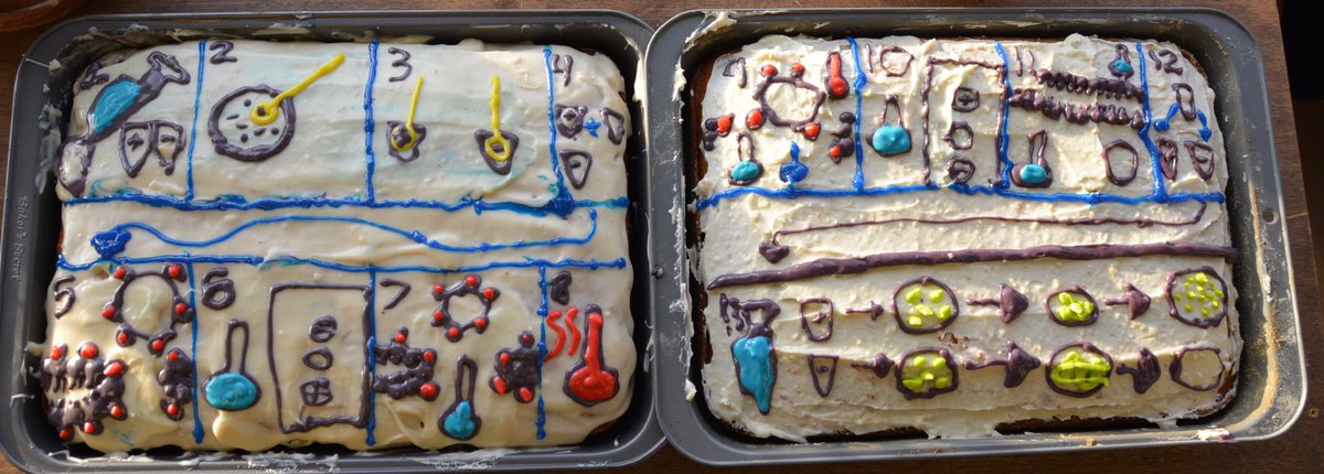 OntScienceCtr's tweet photo. When your lab results are literally the icing on the cake(s). A+ for creativity... and deliciousness. 🧬 🧪 🧫 🔬 🍰 #oscss https://t.co/3lSL1oH3Qj
