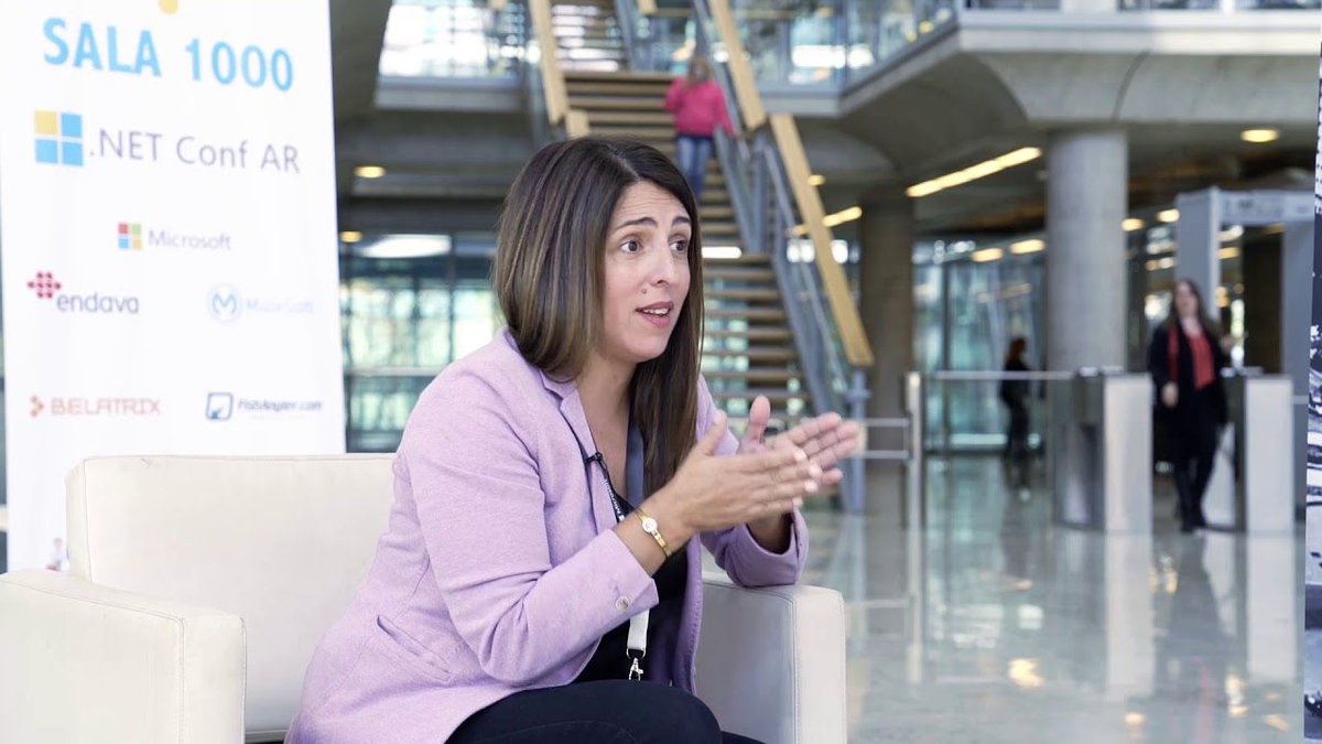 NETConfAR's tweet image. Mirá la entrevista a Alejandra Mazzini presidenta de @algeibaIT quien participó como speaker y sponsor de #NETConfAR
Conocé su experiencia en el mundo #IT, su visión para poder ser un #emprendedor en Argentina
Link --> buff.ly/2TAswcz