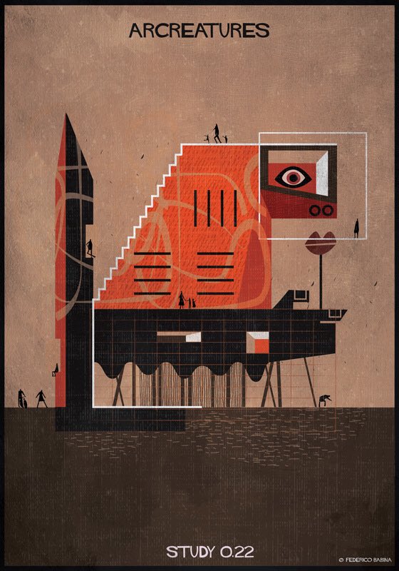 fbabina's tweet photo. ARCREATURES /Architectural creatures
#federicobabina #arcreatures @fbabina https://t.co/MEzXg6U1lV