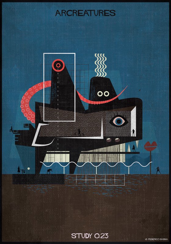 fbabina's tweet photo. ARCREATURES /Architectural creatures
#federicobabina #arcreatures @fbabina https://t.co/MEzXg6U1lV