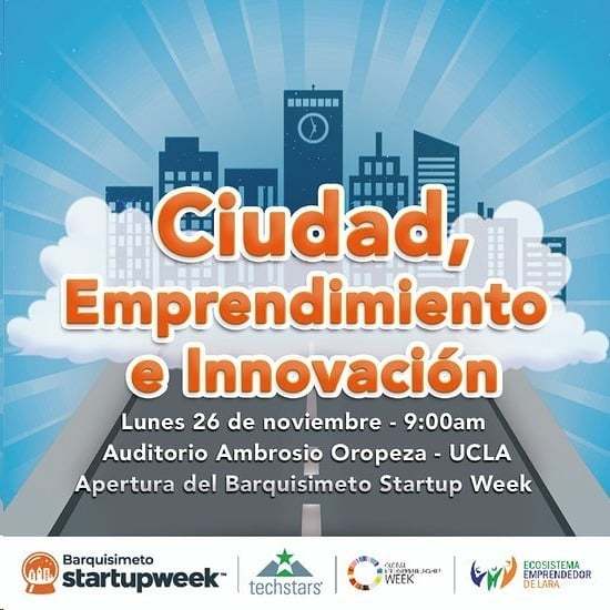 BqtoStartupWeek's tweet photo. ¿Ya estás preparad@ para la semana del #emprendimiento en #Barquisimeto? 
Se viene la Primera edición de #BqtoStartupWeek 2018 con mas de 30 eventos entre Barquisimeto y Cabudare, con un mas de 50 ponentes, emprendedores de éxito, profesionales, que vienen a compartir todo s… https://t.co/1aAhxZVywn