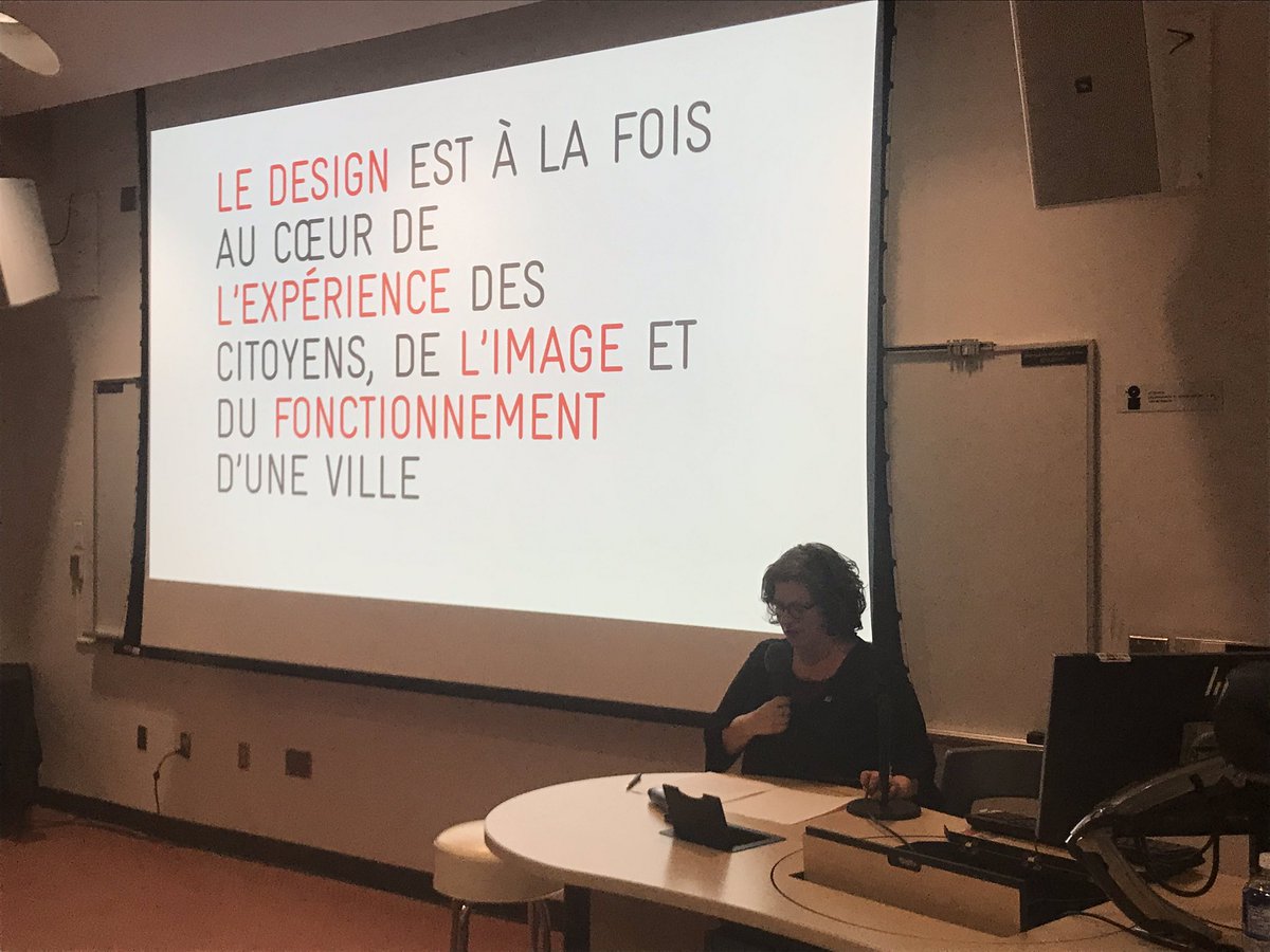 Montréal est de celle qui croit profondément que le Québec d’aujourd’hui doit se doter d’une stratégie gouvernementale en design et en architecture #lestempsdelaqualite @christine_pm <a href="/UQAM/">UQAM | Université du Québec à Montréal</a> <a href="/DesignCitiesNet/">Design Cities Network</a> #oaq #creativecities #designmtl #polmtl