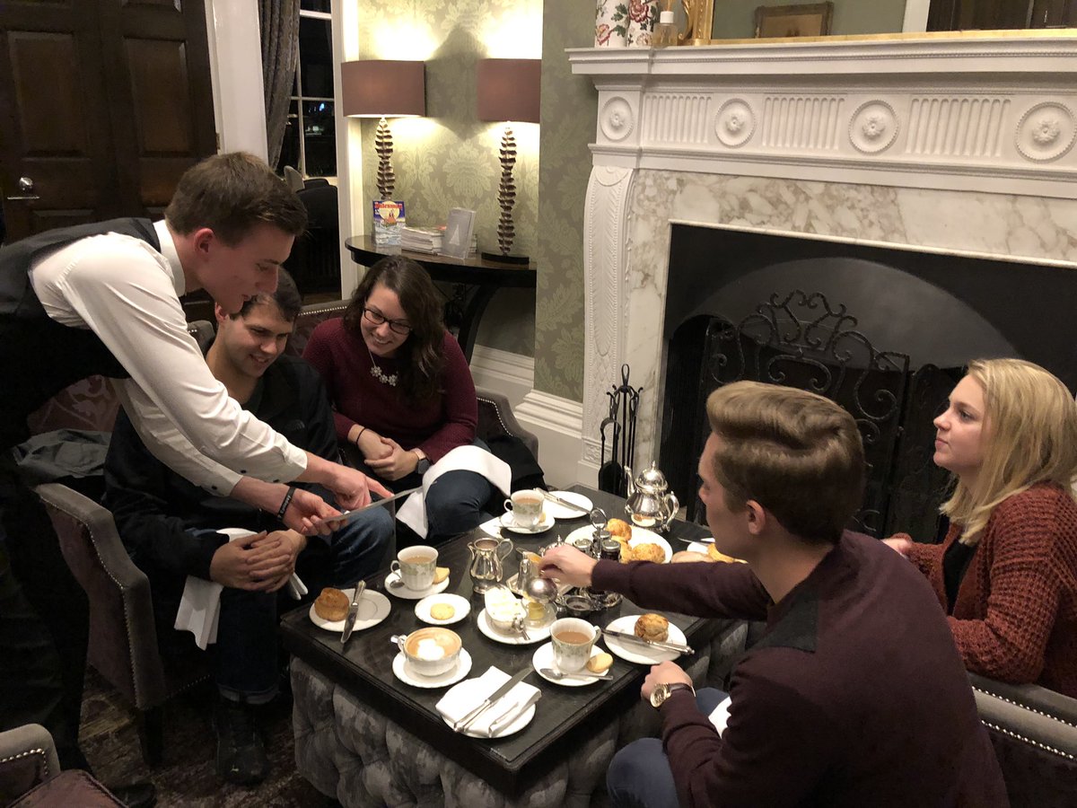 drmahendrapatel's tweet photo. To all my friends and colleagues @wilkespharm @WilkesU @stottletron13 USA - a very happy #Thanksgiving2018 to you and your loved ones - from all of us here - celebrating with #afternoontea #britishway #international #exchangeprogramme #pharmacyexperiential https://t.co/ETyfJL841f